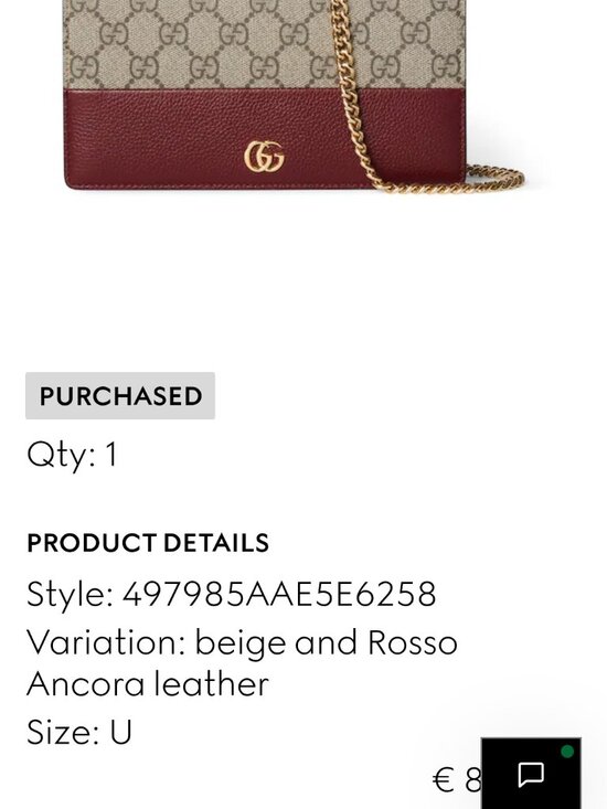 Gucci hat and wallet handbag
